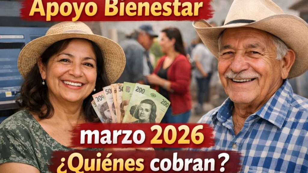 Apoyo Bienestar marzo 2026: quiénes cobran, pasos de inscripción y calendario oficial de depósitos